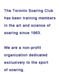 A non-profit organization dedicated to the sport of soaring.
